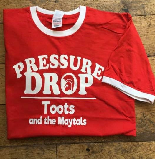 Pressure Drop - Toots Red Ringer T-shirt and White
